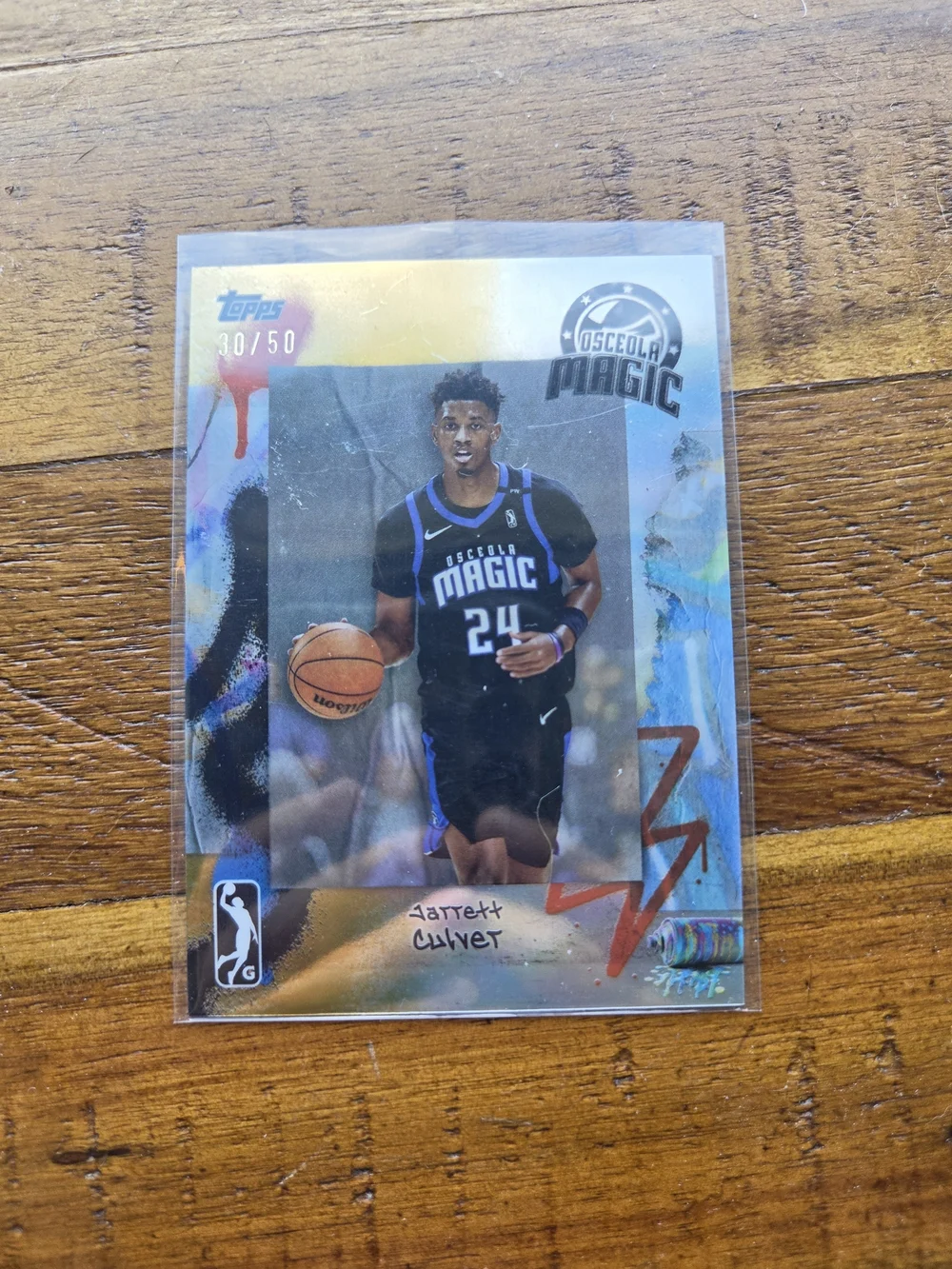 Topps Jarrett Culver Osceola Magic Card.